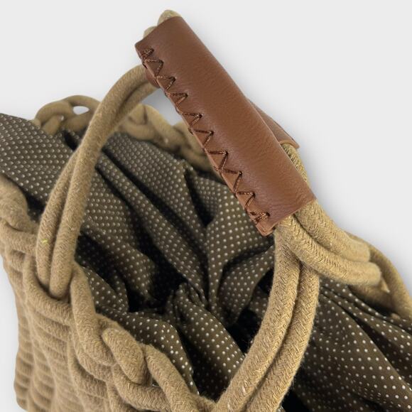 Le Voyage En Panier Woven Rope Picnic Style Vacation Summer Tote Bag - Picture 10 of 16